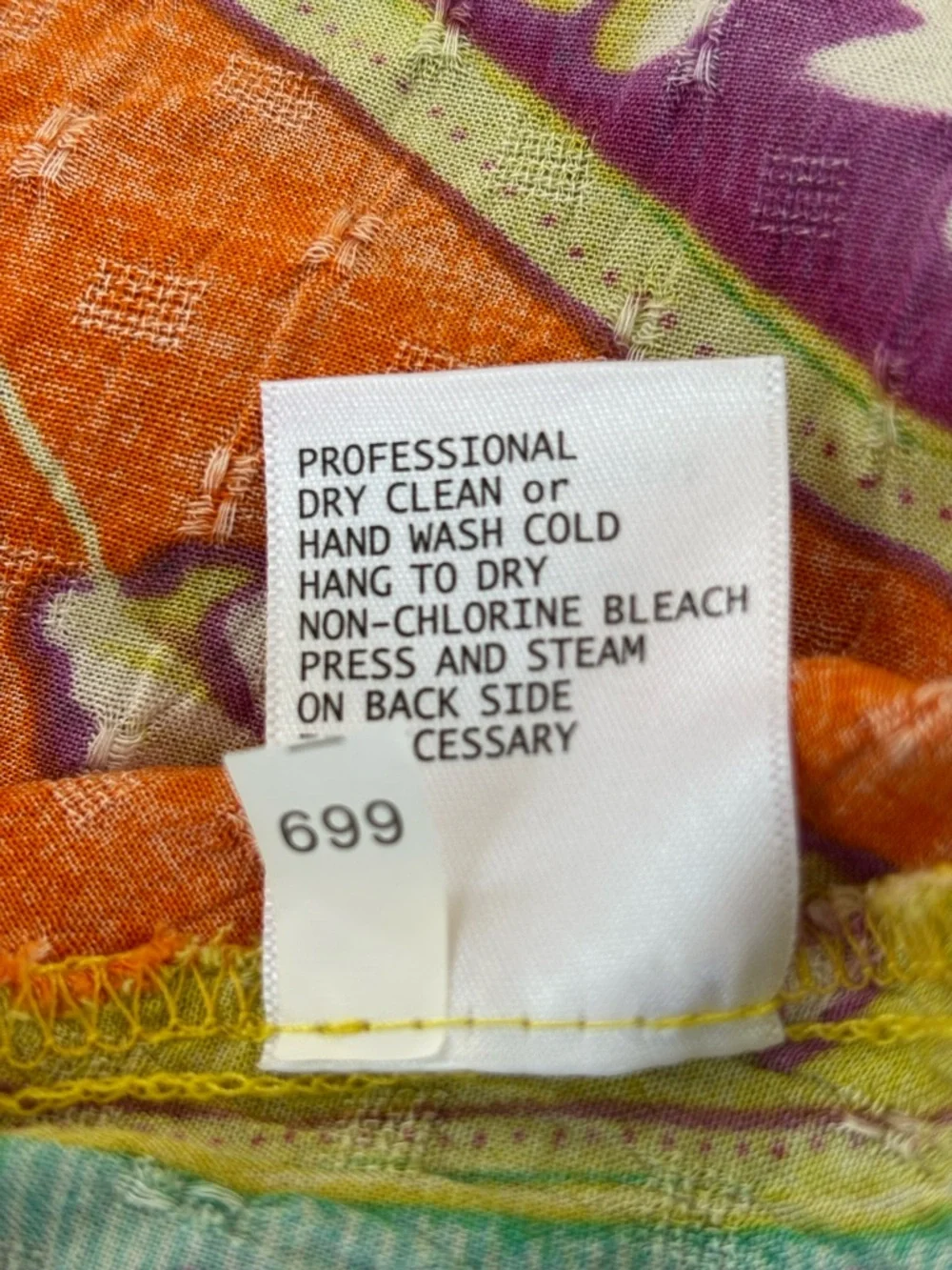 Haute Hippie Festival-Ready Multi-color Paisley Button Cropped Women’s XS Shirt - Picture 7 of 7